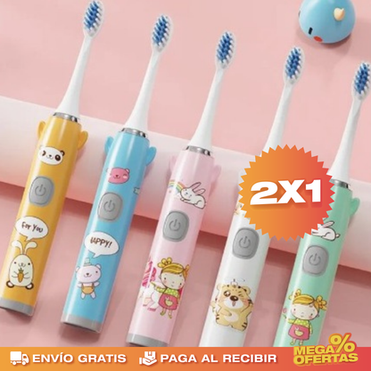 Cepillo de Dientes Eléctrico para Niños – Promo 2x1