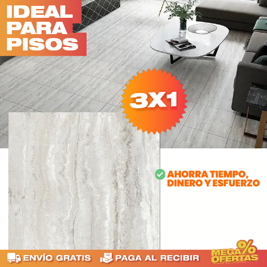 Láminas PVC Mármol Adhesivas – Promo 3x1