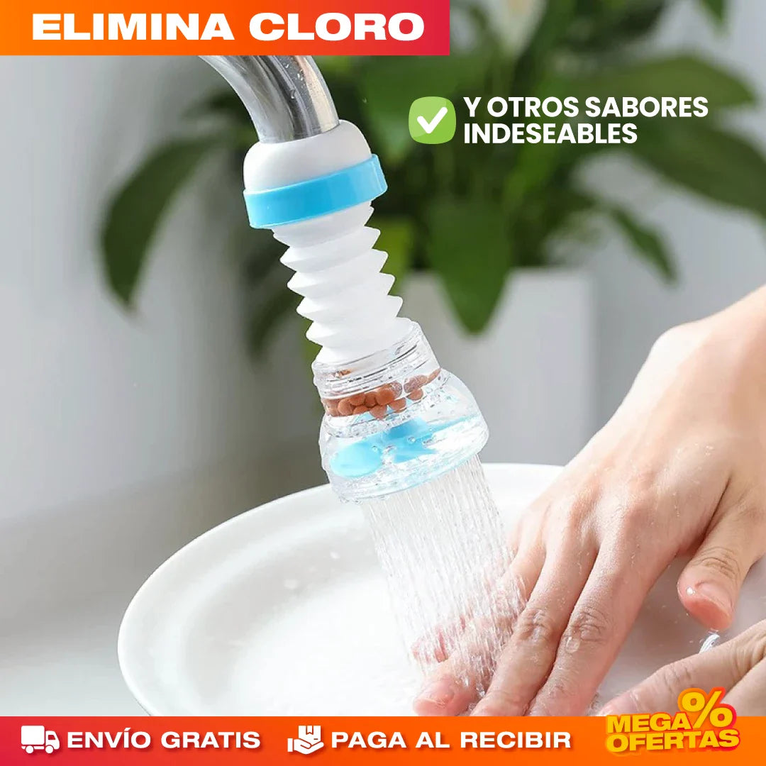 Filtro Giratorio y Purificador de Agua – Promo 3x1