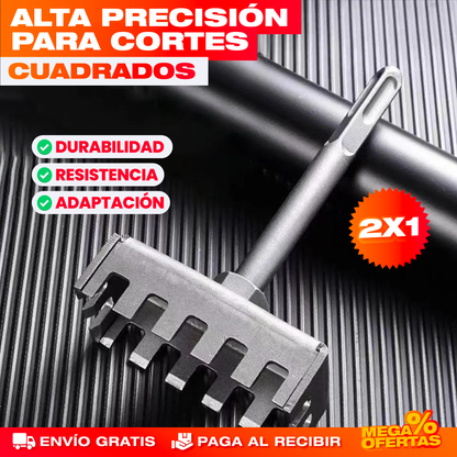 Broca Hard Hole para Cortes Cuadrados – Promo 2x1