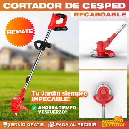 Cortadora Podadora de Césped Recargable