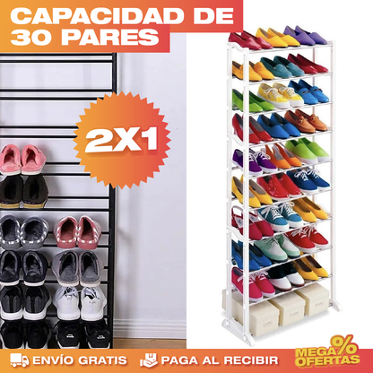 Organizador de Zapatos 10 Niveles – Promo 2x1