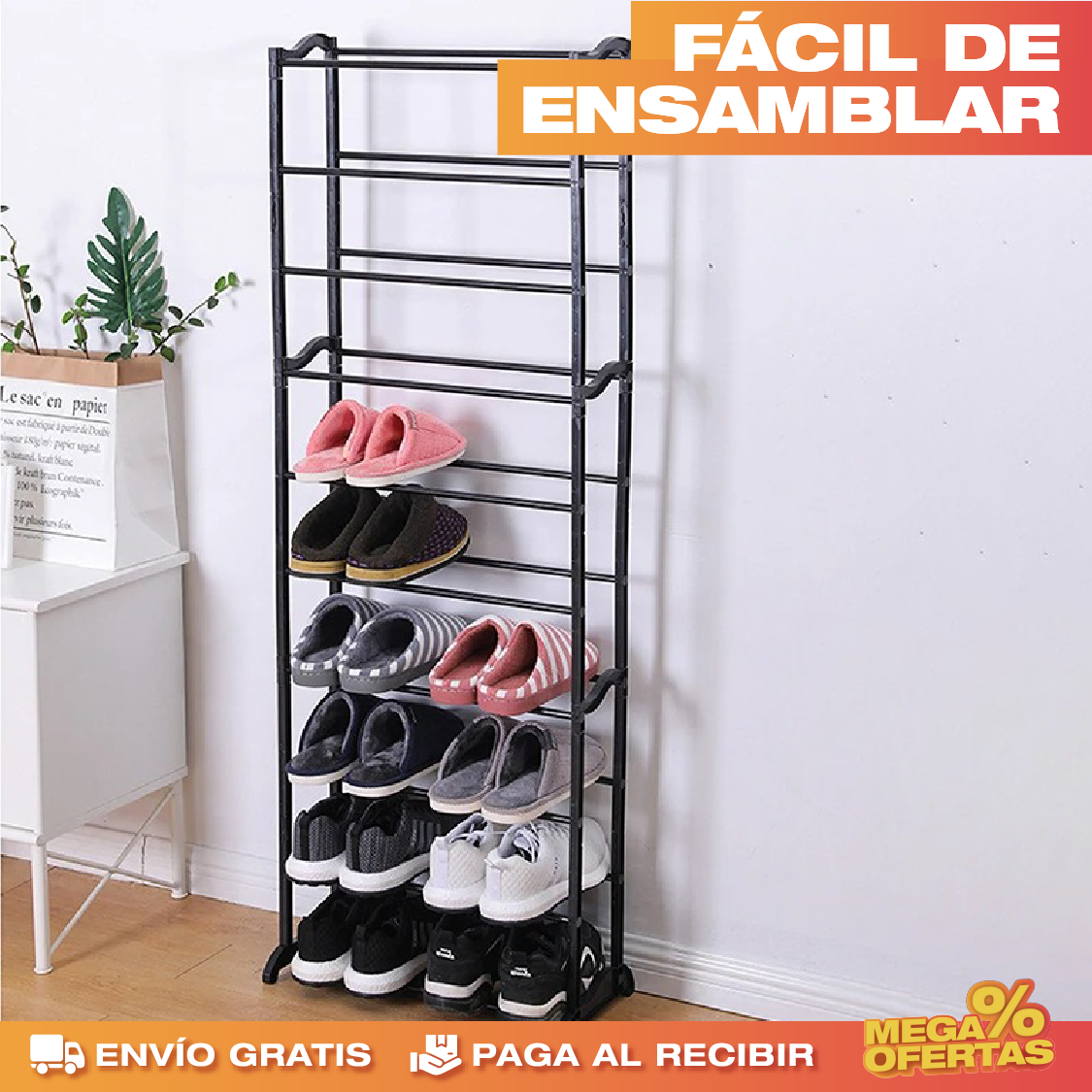 Organizador de Zapatos 10 Niveles – Promo 2x1