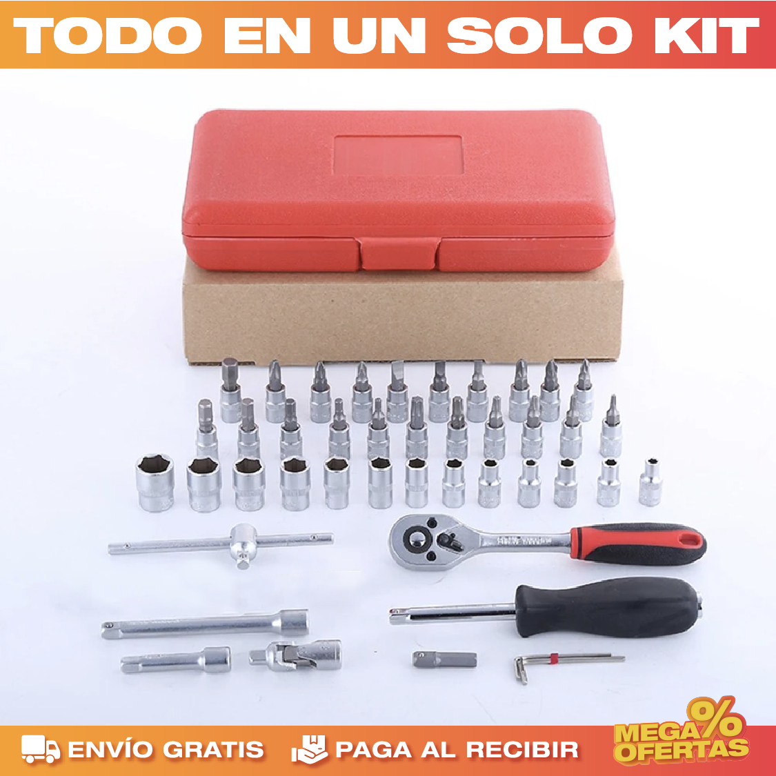 Set de Herramientas 46 Piezas – Promo 2x1